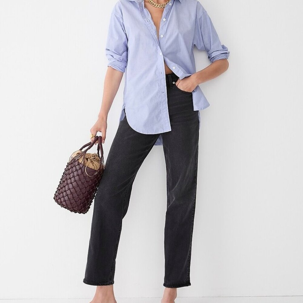 J. Crew Black Straight Leg Jeans